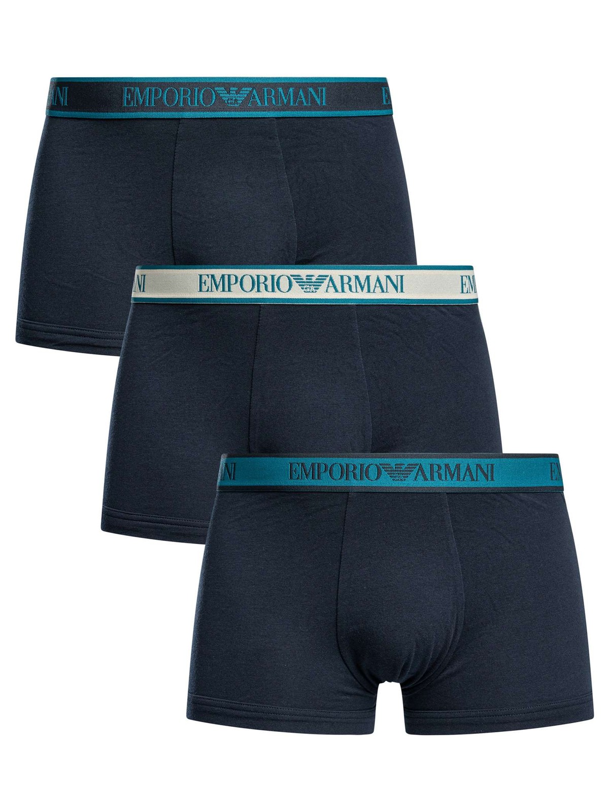 Emporio Armani Logo Trunk Briefs - 3Pack - Image 2