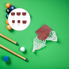 6 Pcs Pool Table Replacement Mesh Bag Billiard Single Pocket Billiards Net