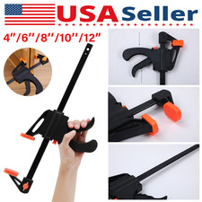 Woodworking Clip Bar F Clamps Carpentry Hand Work Quick Release DIY Tools 4"-12"