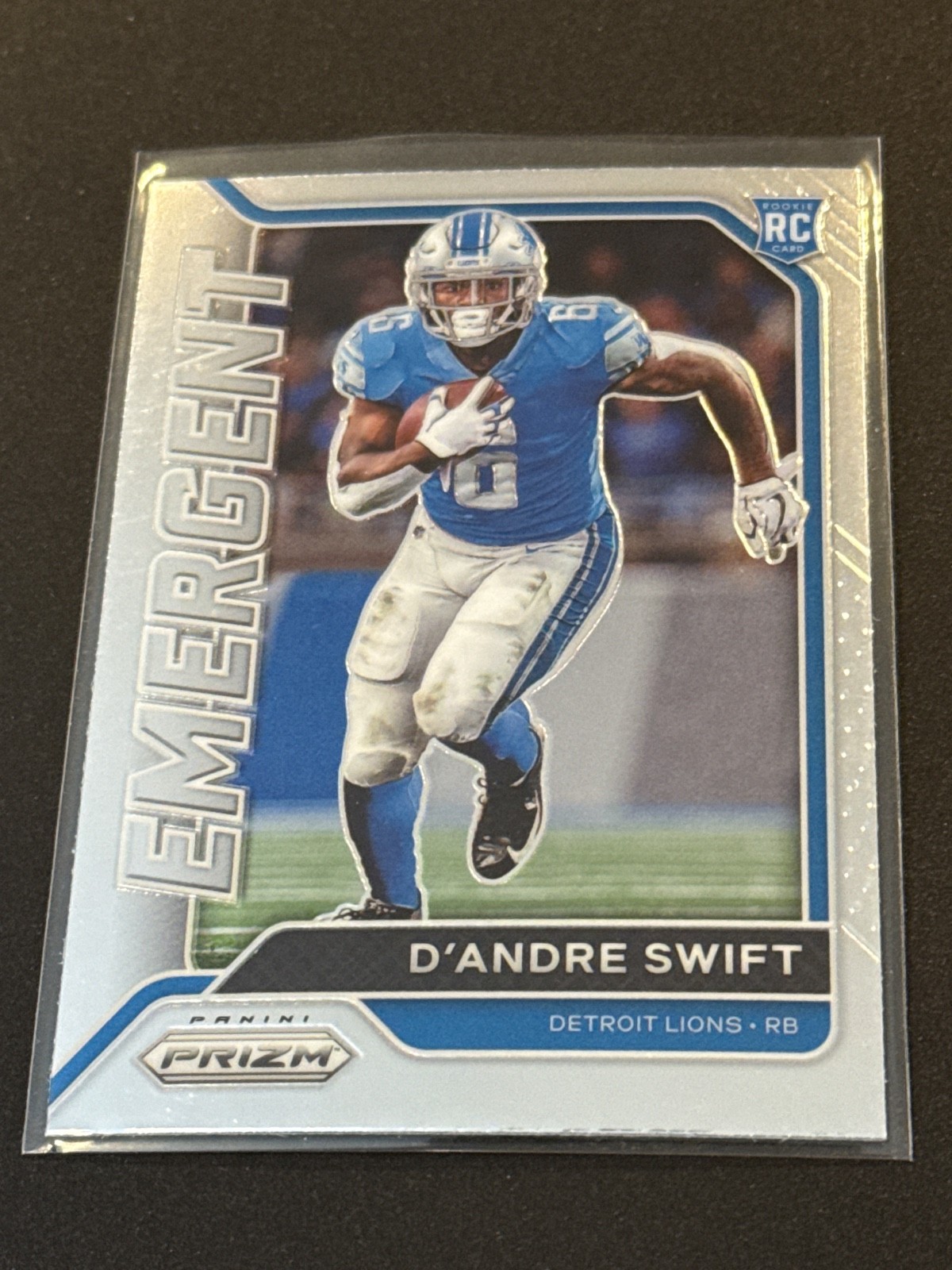 2020 Panini Prizm D'Andre Swift Rookie Emergent Insert NM
