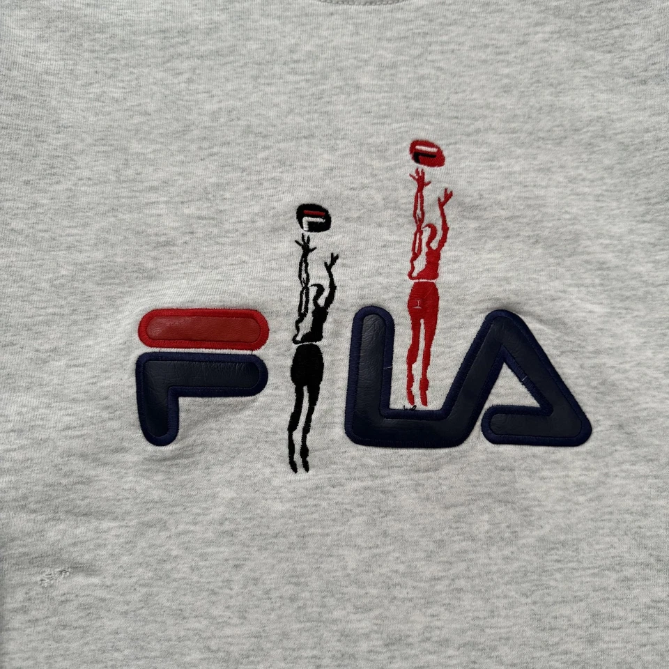 Sudadera de baloncesto vintage años 90 Fila para hombre L logotipo bordado EE. UU. Foto 2 de 4