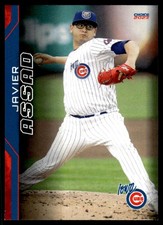 2023 Javier Assad Choice Minor league Rookie Card Iowa Cubs. rookie card picture