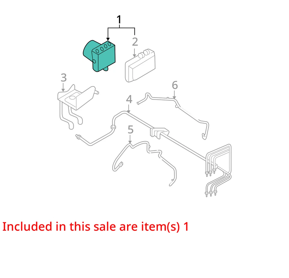 Módulo de control de bomba Ford Five Hundred Abs 2006-2007 CFKJW Foto 3 de 4