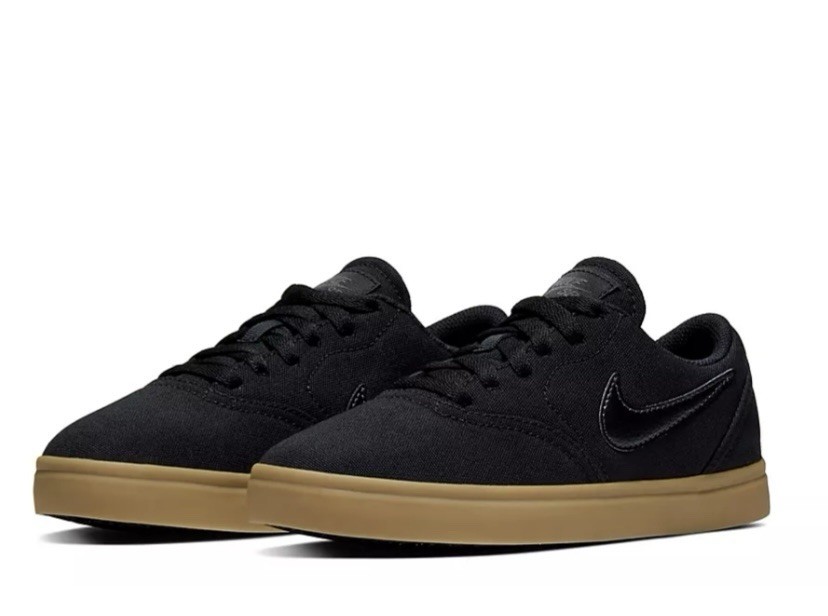 Nike SB Size 7 Skate Shoes Check Canvas Big Kid Boys Sneakers Skateboard 🛹