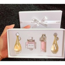 Dior 4-Piece Perfume Set - Mini Travel Fragrance Gift Box
