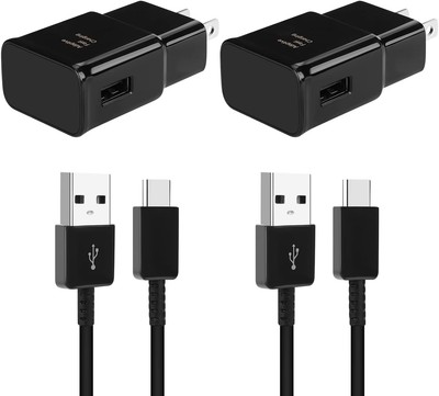 Android Phone Charger, Samsung Charger Fast Charging Cord with 6.6 FT, black 