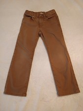 Old Navy Boys Tan Khakis Adjustable Waist Pants Size 6