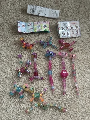 Twisty Petz Series Twist Pet Bracelet Toy Lot of 11, 2 charms elephant koala cat