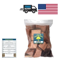 Hardwood Smoking Chips Gallon Bag for Use in Smokers and Grilling 1.5 Pounds