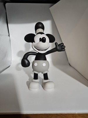Disney Mickey Mouse Steamboat Willie 90th Anniversary Poseable Figure