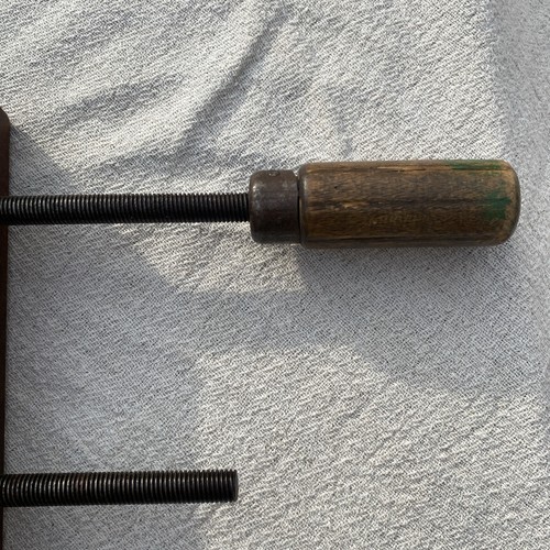 Vintage duży drewniany zacisk 12" Cicicinnati Tool Company - Zdjęcie 3 z 12