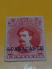 Timbre Neuf* 1890 Costa Rica Surcharge GUANACASTE