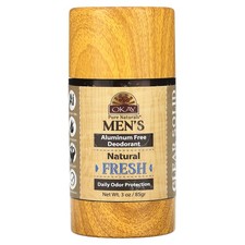 Men's Aluminum Free Deodorant, Natural Fresh, 3 oz 85 g 