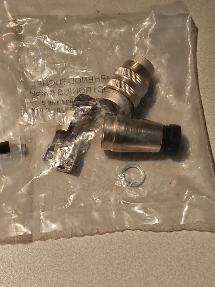 Amphenol C091 31H004 100 2 Round Connector Plug, Straight #9 - Image 2 of 3