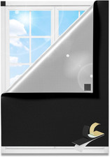Portable Blackout Curtains, 100 Blackout Window Shades Blinds for Windows wit