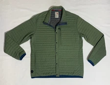 Relwen Windzip Jacket XL Mens Olive Green Full Zip Quilted Hiking Huckberry