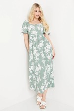 Dorothy Perkins Sage Midi Dress Womens Occasion Dresses