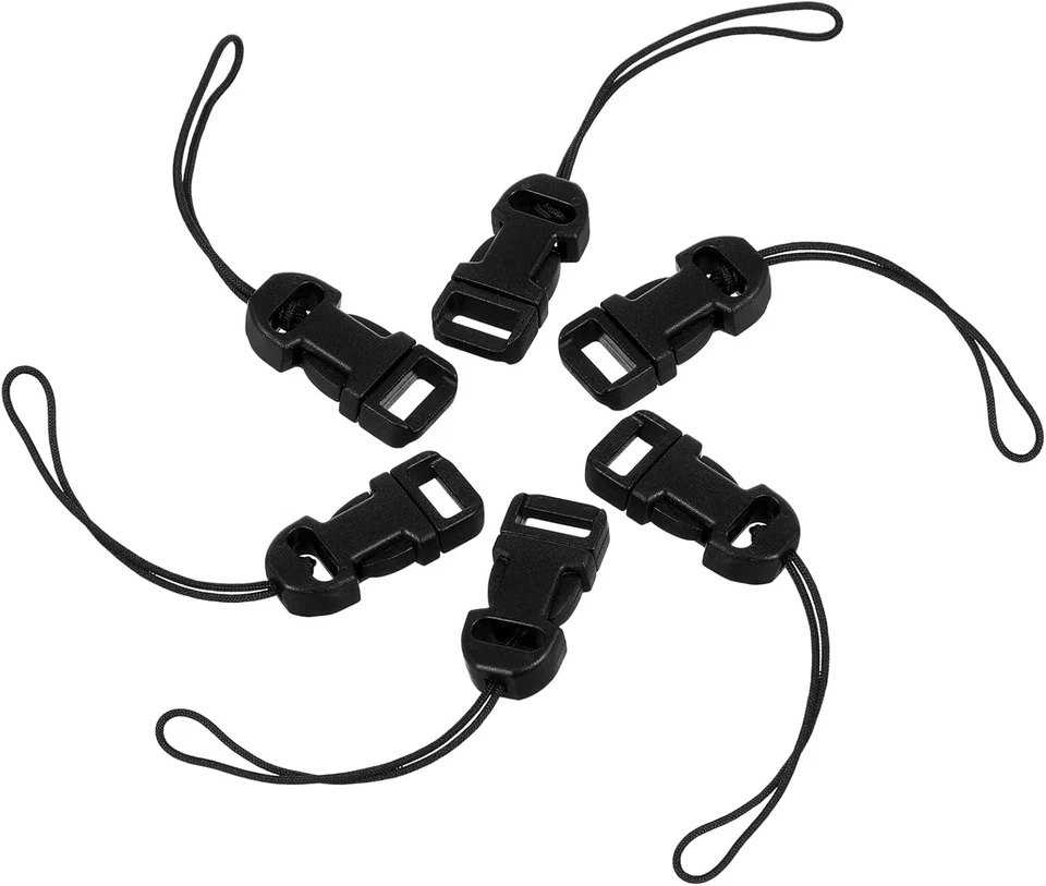 BRAND: INNOHHUSTLE 6 Pcs Camera Strap Quick Release Black QD Loops Connector Adapter Camera...