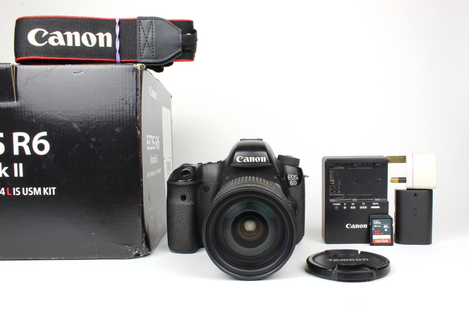 Canon EOS 6D 20.2MP DSLR Camera with Tamron 28-75mm f/2.8 Lens, 228094 Shutter