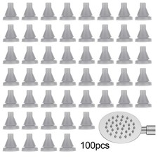 100pcs Silicone Shower Nozzles Replacement for Shower Head Spray Water Outlet