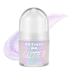 Vigorder Roll on Holographic Body Face Glitter Gel for Festival, Party, Nails