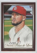2019 Topps Gallery Canvas Wood Daniel Ponce de Leon #34 0t2