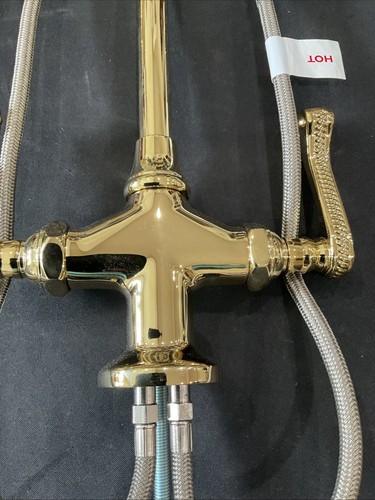 Newport Brass Bar Faucet Forever Brass Finish Single Hole 9881/01 C3 - Picture 6 of 7