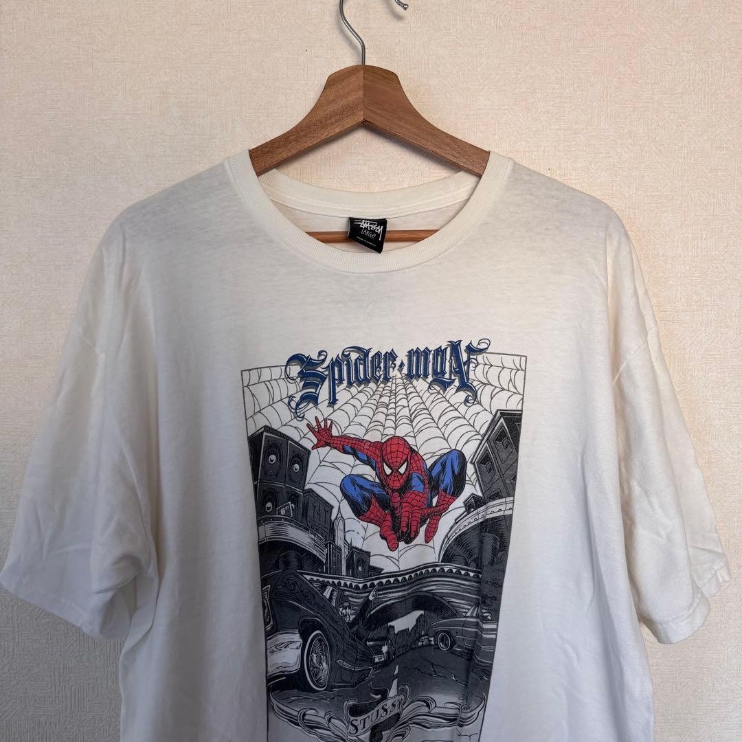 [Very Rare] MARVEL x STUSSY Spider-Man T-shirt thumbnail 2
