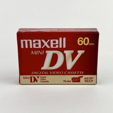 Maxwell Mini DV Digital Video Cassette 60min NEW/SEALED 