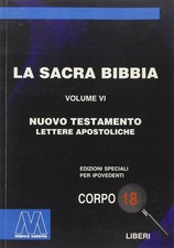 Libro - Sacra Bibbia. Ediz. Per Ipovedenti (La) #06  - Marcovalerio