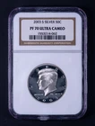 2003-S Silver Kennedy Half Dollar Proof NGC PF70 Ultra Cameo BB062