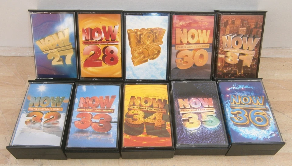 x26 NOW That's What I CALL MUSIC Cassette TAPE Bundle inc NOW 4 to NOW 47 N-Mint - Image 3 of 4