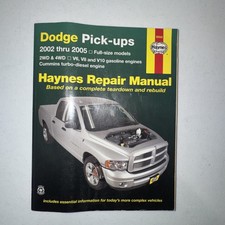 Dodge Pick-Ups 2002-2005 Haynes Repair Manual...