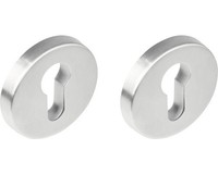 Schutzrosette Rund Edelstahl Einbruchhemmend FüR Pz Ø 55 Mm 1 Paar