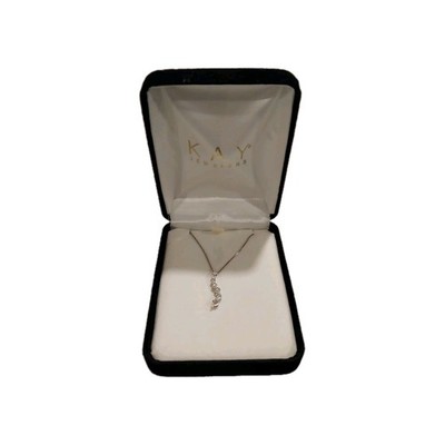 KAY Jeweler 14K White Gold LOVE'S JOURNEY Diamond Necklace BEAUTIFUL