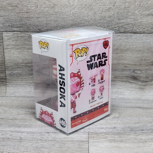 Funko Pop! Vinyl: Star Wars - Ahsoka (Pink) #496 (Valentine) With Protector - Picture 3 of 6