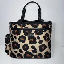 L.O.T.G. Insulated Lunch Bag Fit and Fresh Leopard Print #234 BIN E 