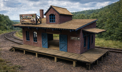 O Scale Delaney Cast Iron Supply  Trackside Warehouse 1:48th KIT