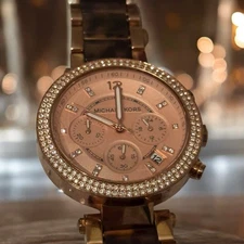 Michael Kors MK5538 Parker Two Tone Stainless Steel Bracelet Women's Watch