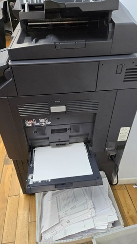 Kyocera TASKalfa 5501i Laser Tabloid Mono BW Printer Copy Scan Duplex used - Picture 6 of 9