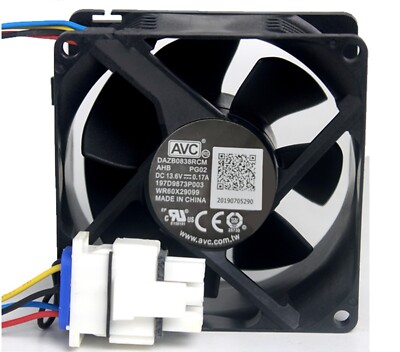 AVC DAZB0838RCM 13.6V 0.17A cooling fan can replace V80E14MS2A3-57A611 #W1