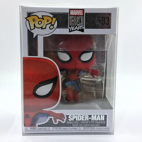 Funko Pop! Spider-Man 593 Marvel Comics Superhéroe Figura Vinilo Juguete Mercancía