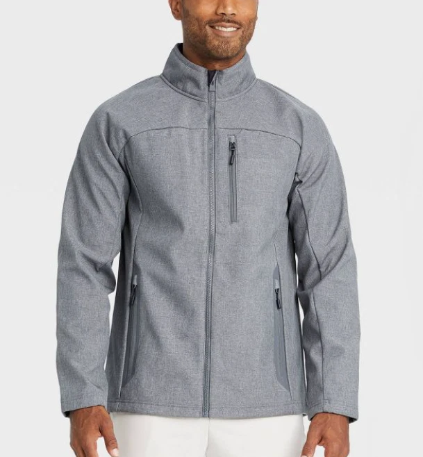 New All In Motion Men's Soft Shell Fleece Jacket Size XL