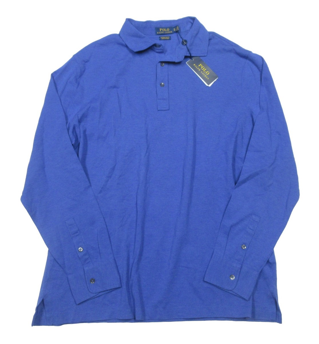 Polo Ralph Lauren Men's Blue Custom Slim Fit Stretch Mesh Long