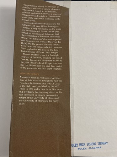 American Architecture 1607-1976 By Marcus Whiffed, Frederick Koeper - Picture 3 of 21