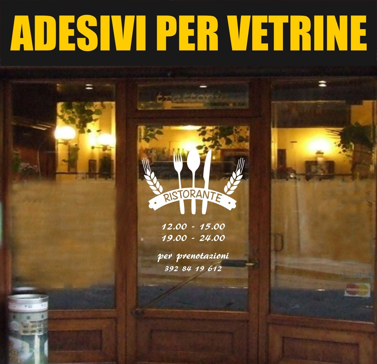 Pianta In Vetro Negozio In Vaso Adesivo Per Vetrin... – Grandado - Foto 8