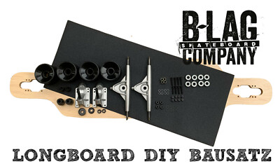 Drop Through Longboard Bausatz B-LAG Skateboards DIY mit Bauanleitung