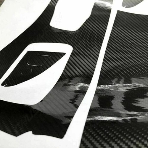 PER BMW X6 E71 2008-2011-2014 Pellicola Interno 3D Lucida Guida Destra Adesivo - Foto 8 di 9