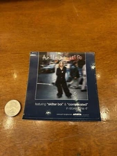 Avril Lavigne Stickers (set of 2) Let Go Promo 4x4 RARE—Bonus Free Flag Sticker