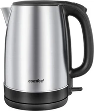 1.7L Stainless Steel Electric Tea Kettle, BPA-Free Hot Water Kettle Electric